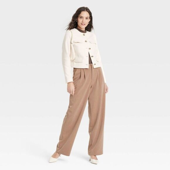 Open Box - A New Day - Women's Lady Jacket - A New Day Off-White XL Off-White - Picture 3 of 3